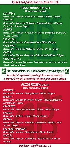 Le Carbet des Gourmets - kiosque à pizzas