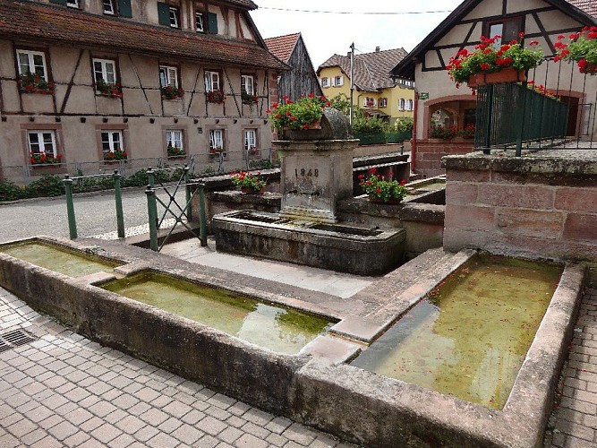 La fontaine-lavoir dit « Dorfbrunne », 1848