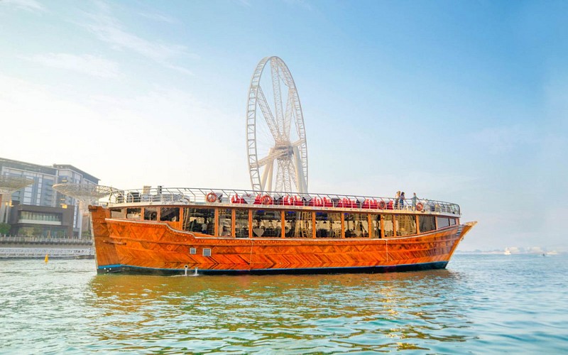 Dubai Marina Sightseeing Dhow Cruise