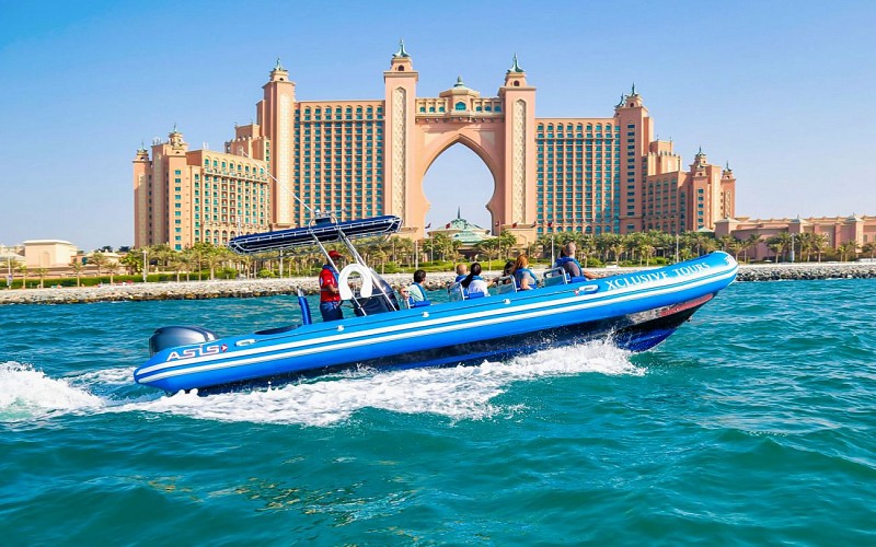 90-Minute Speedboat Tour: Marina, Atlantis, Palm & Burj Al Arab