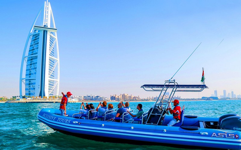 90-Minute Speedboat Tour: Marina, Atlantis, Palm & Burj Al Arab