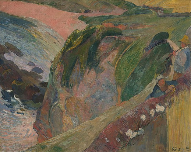 Le Joueur de flageolet sur la falaise - Paul Gauguin 1889 (P3)