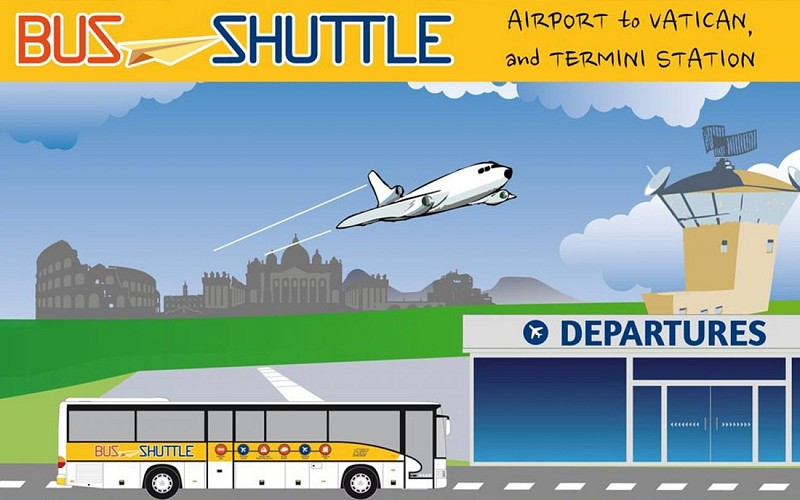 Ciampino Airport: Shuttle Bus to/ from Roma Termini