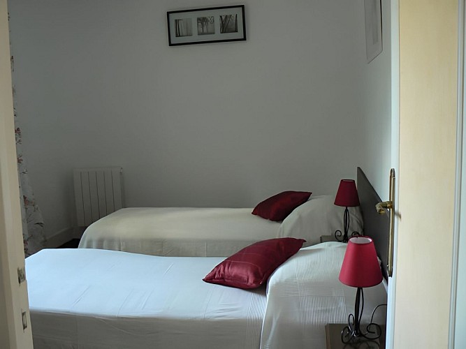 chambre 2 lits séparés