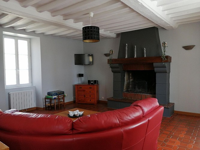 Location au Molay Littry, salon