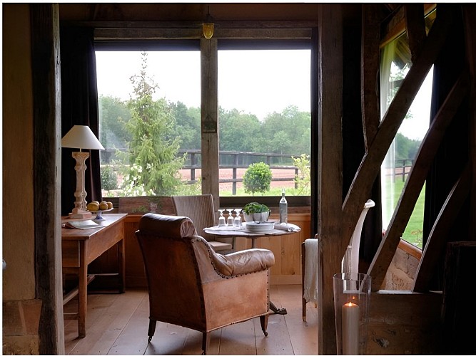 Le Pré des Colombiers à Tordouet, séjour la Bouillerie