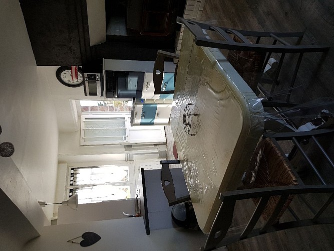 Gîte les Hirondelles à Clécy, Pièce de vie, salon