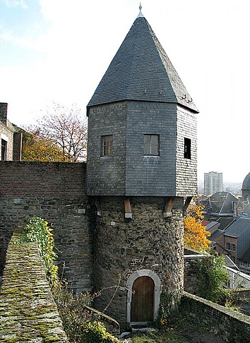 Les terrasses et la tour des Vieux-Joncs