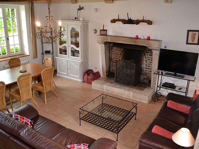 Gite Hortensias - Séjour