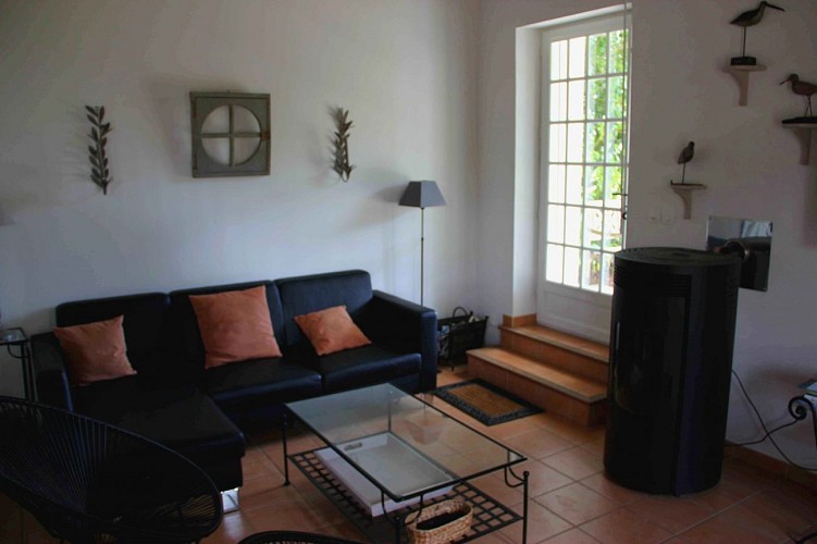 Gite Glycines - Séjour