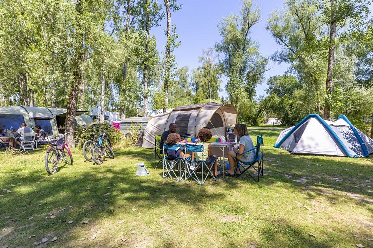 Camping Sites et Paysages les Saules-Cheverny-camping sous toile