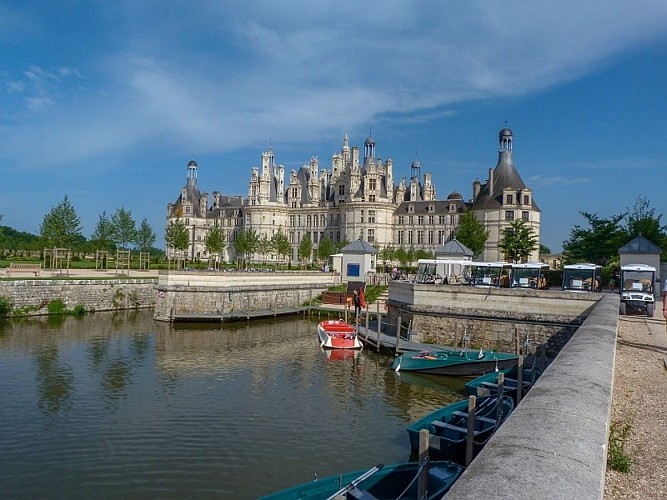 Domaine national de Chambord  les jardins à la française-Ch.beulle