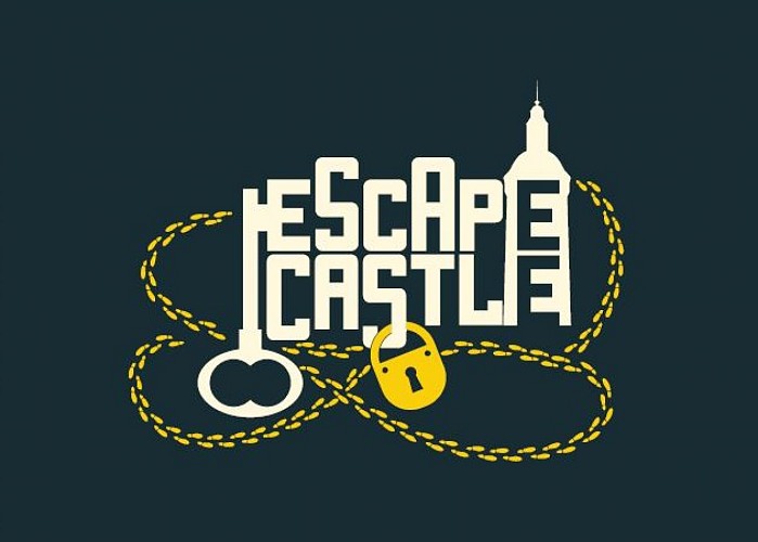 Logo jaune fond noir (Escape Castle Fréteval)