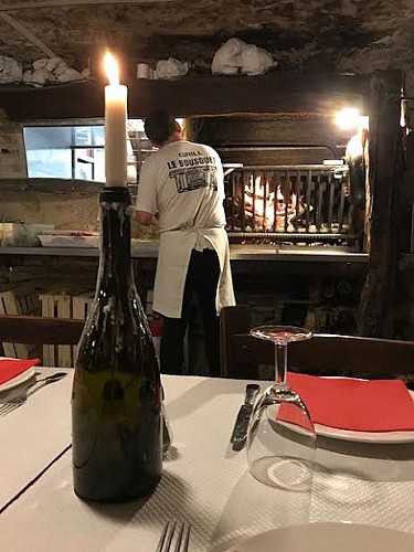 Bougeoirs - restaurant Le Bousquet