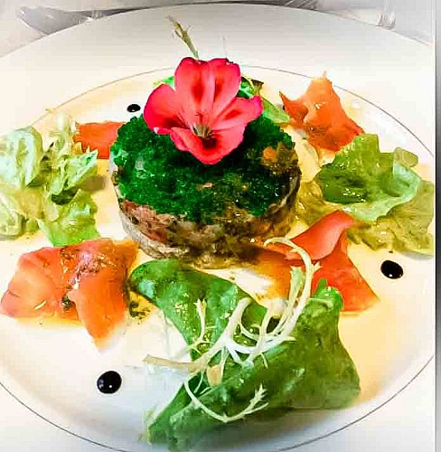 tartare de saumon