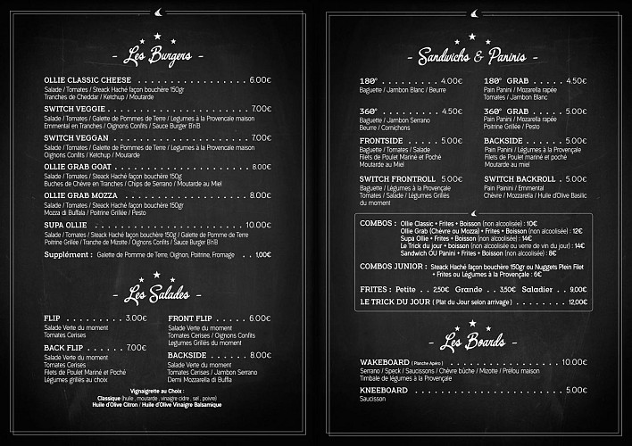 Restaurant Boards & Burgers Atlantic Wake Park