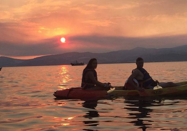 Balade en kayak et plongée avec tuba au coucher du soleil  - Split