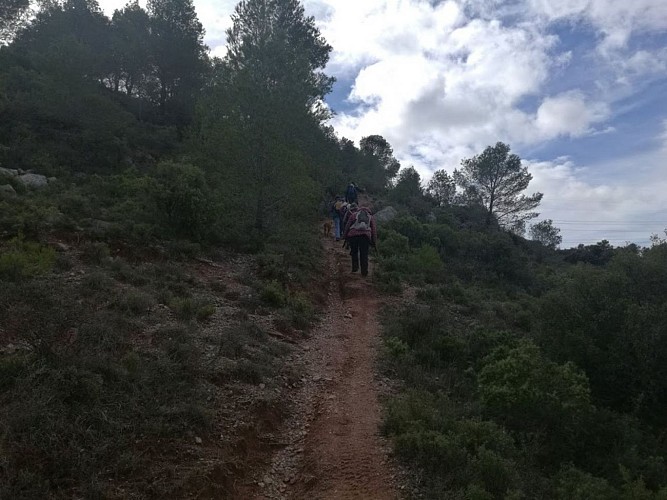 Montée sur le plateau