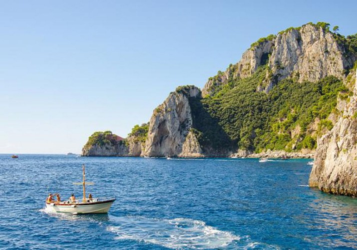 Excursion en bateau privé autour de l’île de Capri