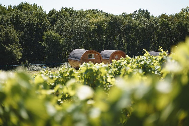 Nuit en tonneau au Vignoble Marchais