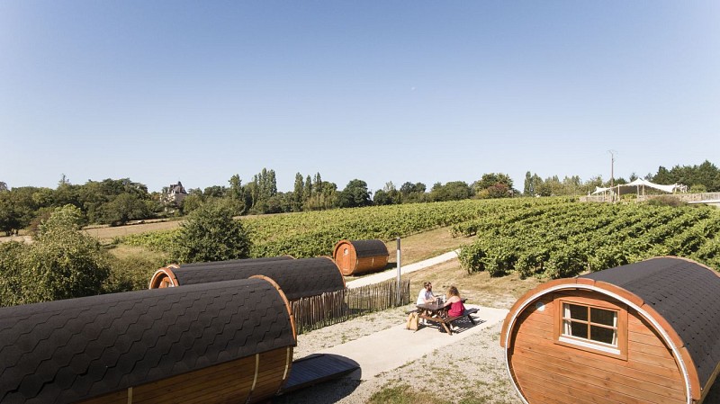 Nuit en tonneau au Vignoble Marchais