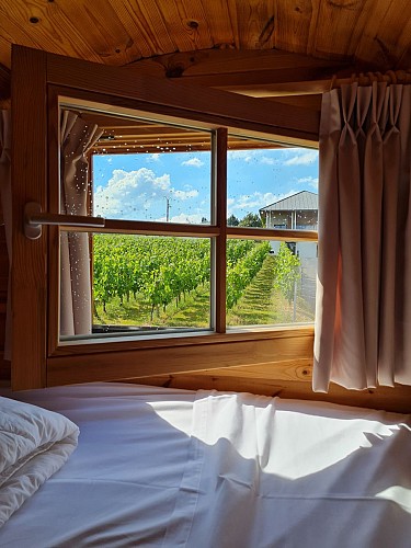 Nuit en tonneau au Vignoble Marchais