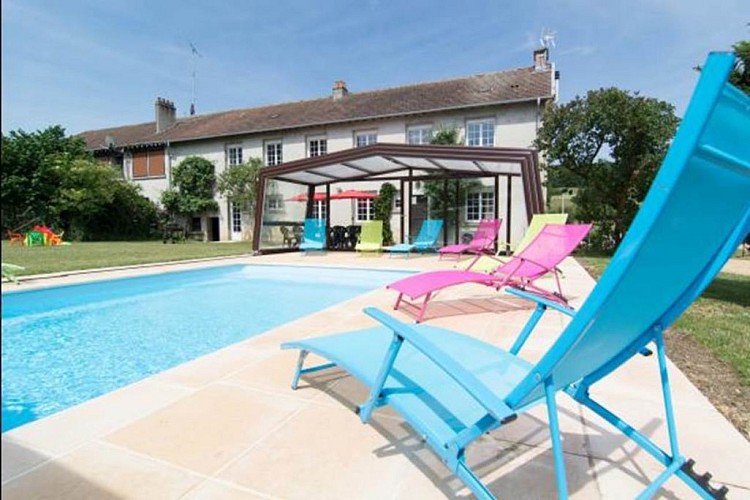 Gite de La Croisette, maison avec piscine privée chauffée, proximité Sedan, Verdun, Belgique - Malandry - Ardennes