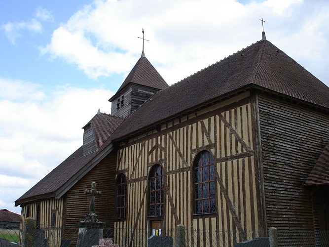 Eglise St Leger sous Margerite - crédit CDTAUBE.JPG