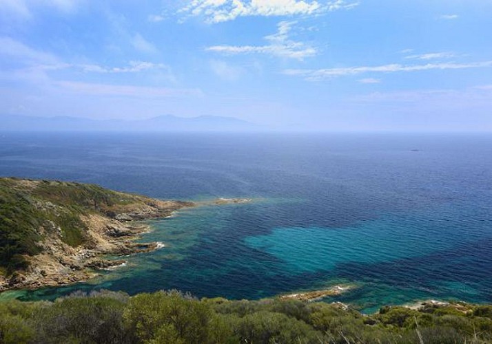 Helicopter Flight over the Gulf of Ajaccio