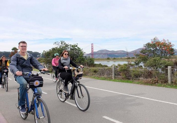 Visite guidée en vélo électrique de San Francisco et Sausalito - En français