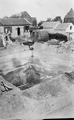 11, rue de la place : emplacement de la bombe