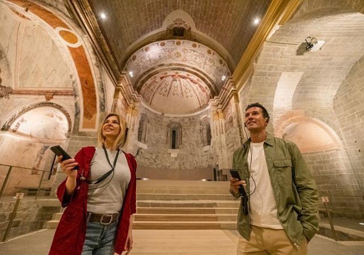 Audioguided Visit to the Mon St Benet Monastery - Interactive with Sound and Lights - 1 hour from Barcelona