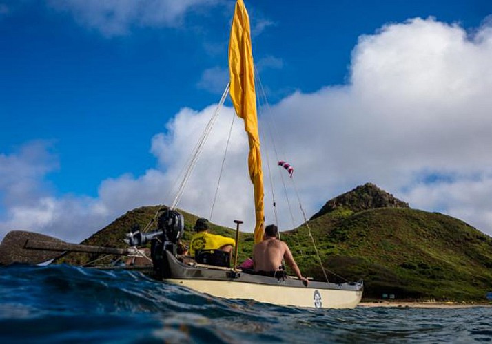 Pirogue hawaïenne à voile et snorkeling aux îles de Mokulua (tour privé) - Kailuah beach, Oahu