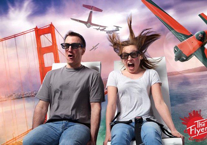 Billet The Flyer San Francisco – Théâtre volant & Expérience 4D au Pier 39