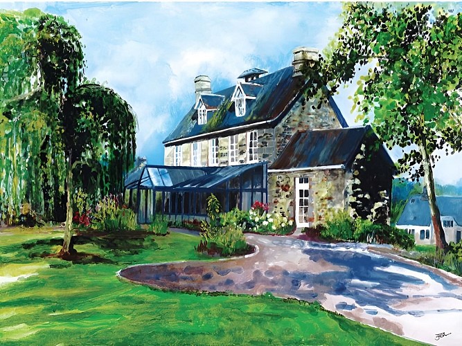 restaurant Manoir de la Pommeraie Roullours Vire Normandie (TIS)