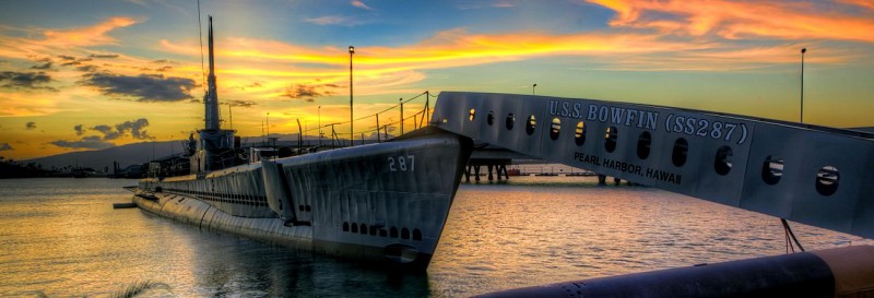 Billet USS Bowfin - Sous-marin de la seconde guerre mondiale à Pearl Harbor  - Honolulu, Oahu