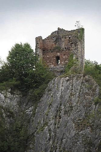 Les ruines du château d'Amblève