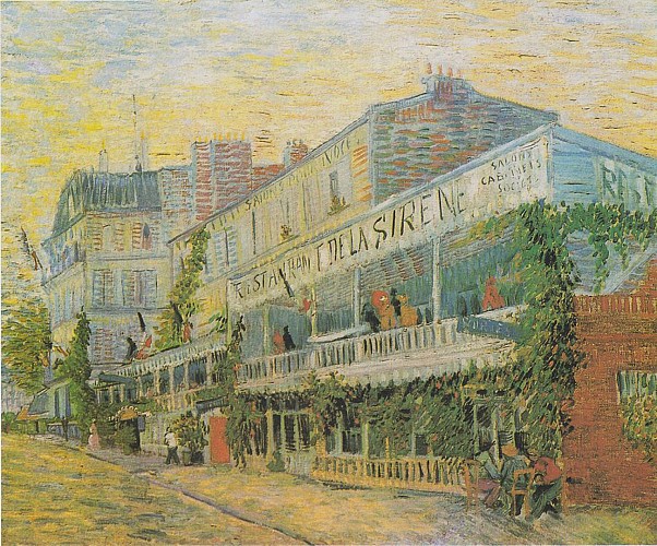 Le restaurant de la Sirène à Asnières - Van Goh - été1887