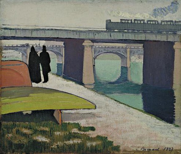 « Les chiffonniers » ou « Pont de fer à Asnières » - Emile Bernard - 1887