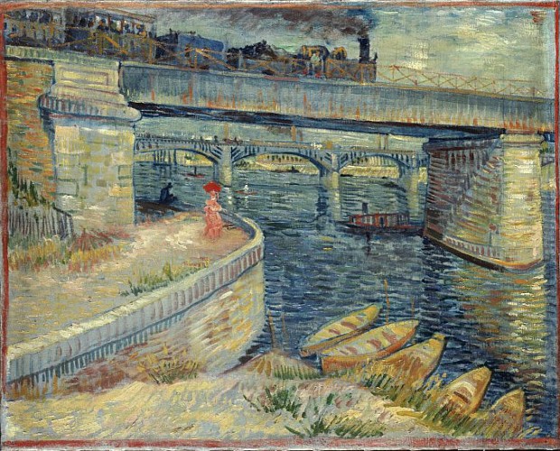 Vincent Van Gogh - The Bridges of Asnieres - 1887