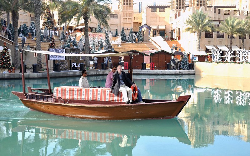 Abra Ride in the Dubai Water Canal