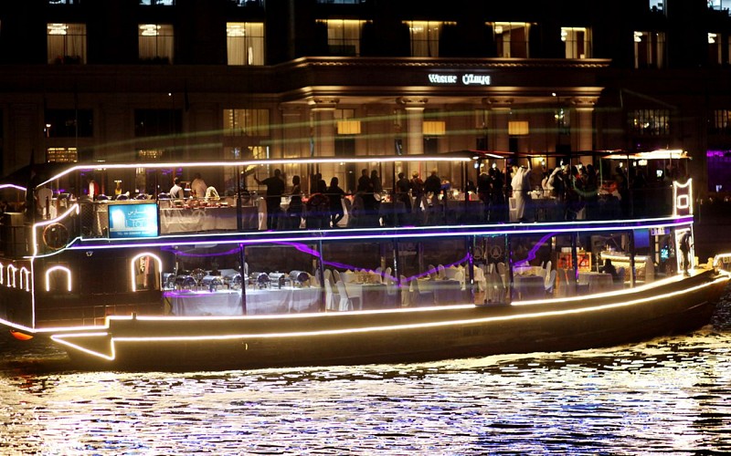 Dubai Water Canal Cruise with Dinner