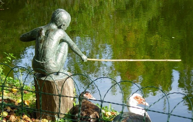 Terre et Bronze Sculpture - Maïe Lorieux