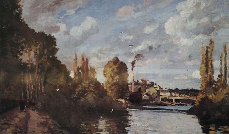 Bords de l'Oise à Pontoise - Pissarro - 1872