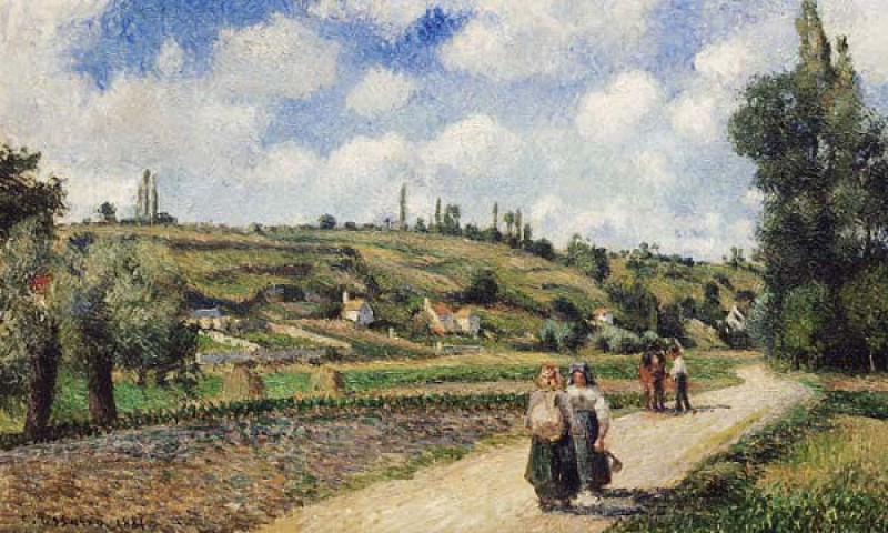 La route d'Auvers sur Oise - 1879