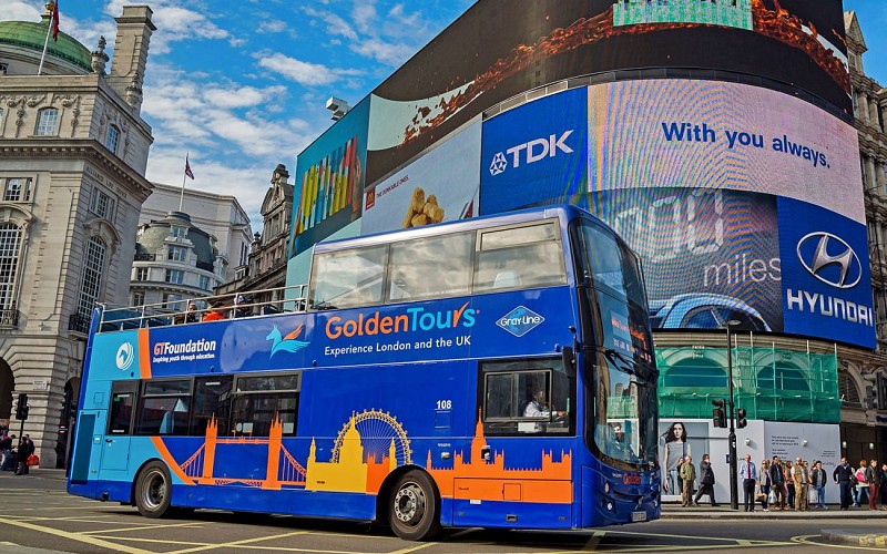 Golden tours: London Hop-On Hop-Off Tour