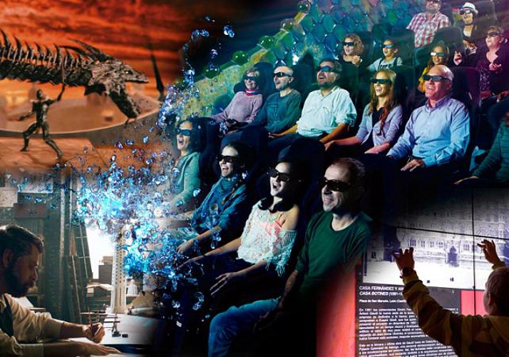 4D Gaudi Experience ticket - Dynamic cinema - Barcelona