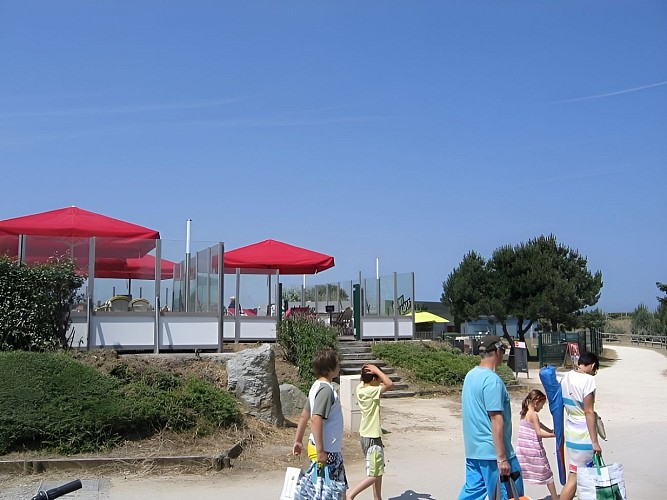 Bar de la plage Merville-Franceville-Plage