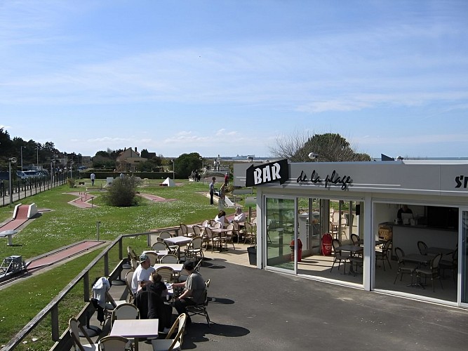 Terrasse Bar de la plage Merville-Franceville-Plage
