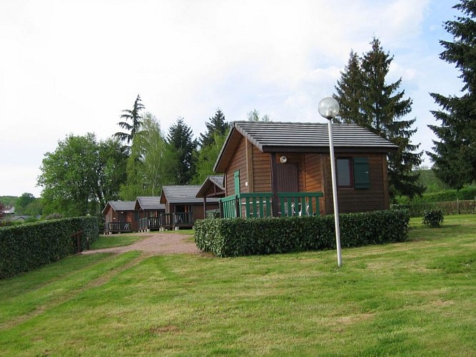 Chalets du camping des Prés de la Ville 